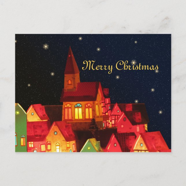 God jul bypass helg vykort (Framsida)