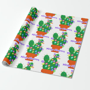 god jul cactus presentpapper