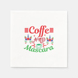 god jul Cafeine och Mascara Pappersservett