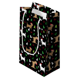 God Jul Cairn Terrier Hund Howliday Träd