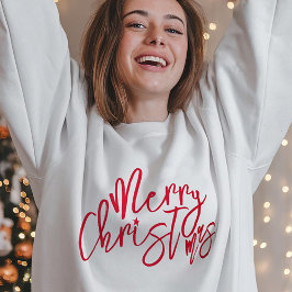 God jul CalliGrapefa Party Red White T Shirt