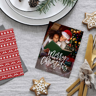 God jul Calligraphy Lodrät Photo