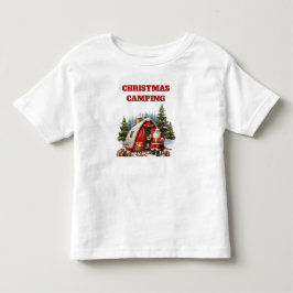 God jul Camping Småbarn Jersey T Shirt