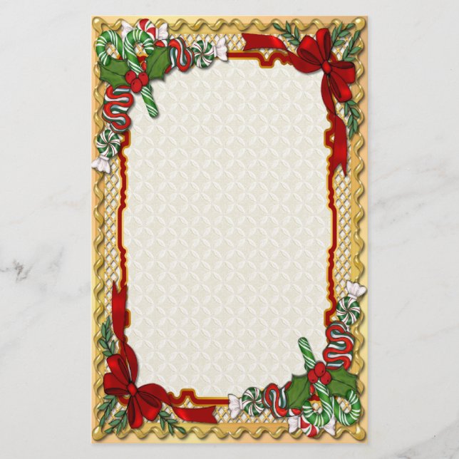 God Jul Candy Brevpapper (Framsida)