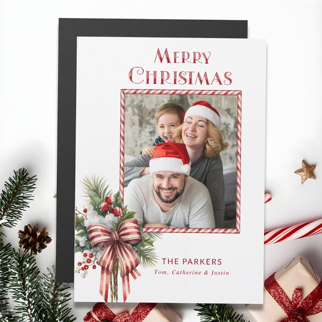 God jul Candy cane Bow Photo (Skapare uppladdad)