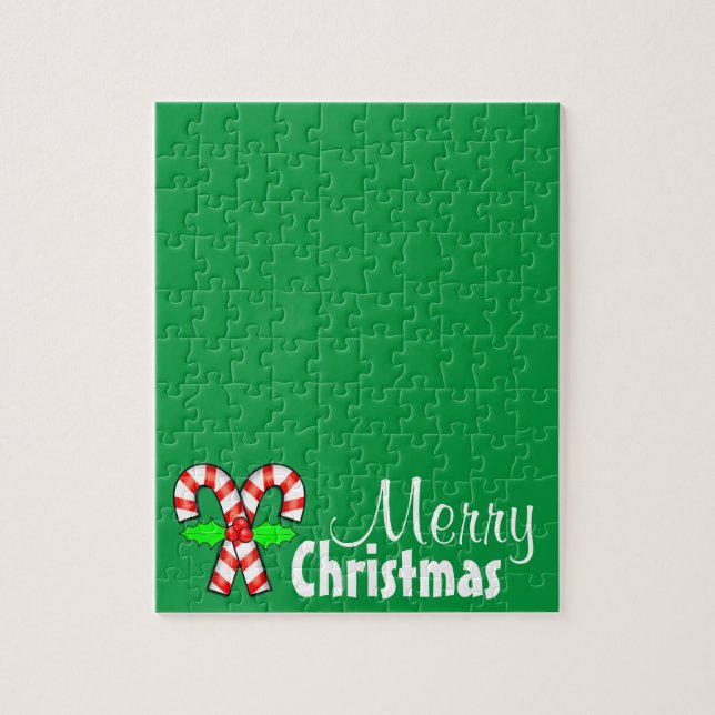 God jul Candy cane Frustrerande Pussel (Vertikal)