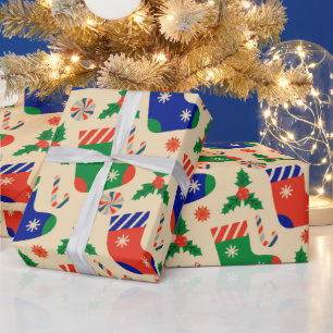 God jul, Candy cane, Holly Berry Presentpapper