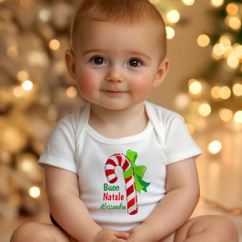 God Jul Candy Cane - Italienska God Jul T Shirt
