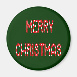 God jul Candy cane Magnet