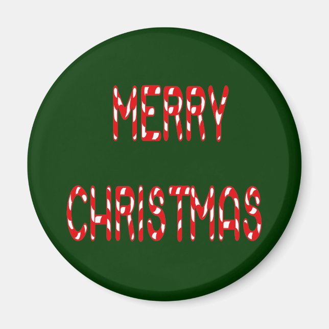 God jul Candy cane Magnet (Framsidan)