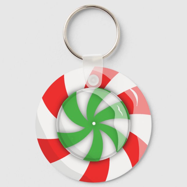 God Jul Candy Nyckelring (Framsida)
