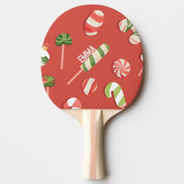 God Jul Candy Pingisracket (Framsidan)