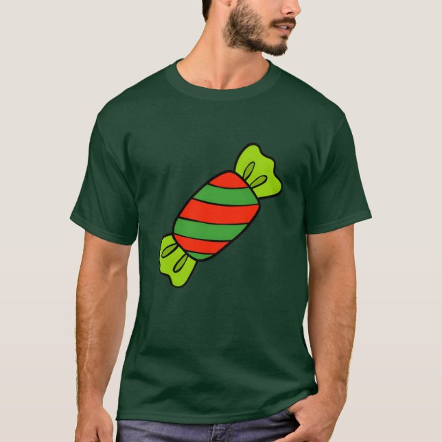 God jul Candy T Shirt (Framsida)