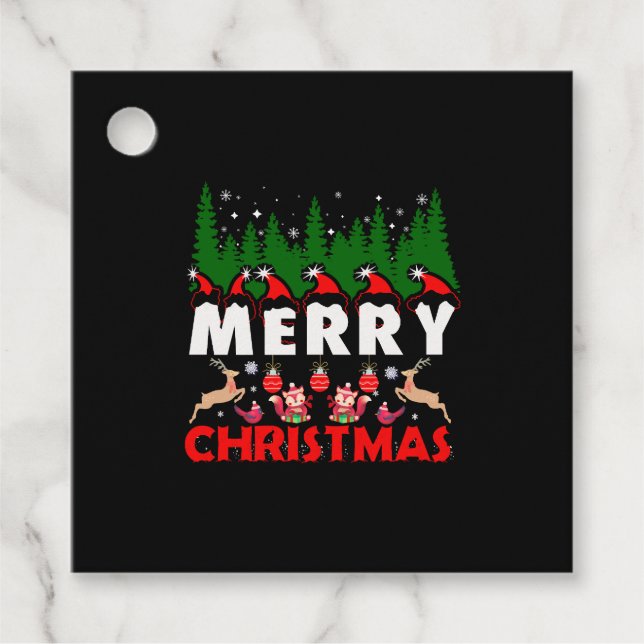 God jul Canvas Christian Jul Jesus Gåvor Etiketter (Framsida)