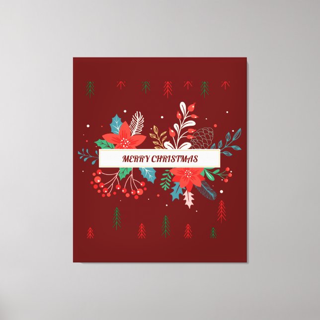 God jul canvastryck (Framsida)