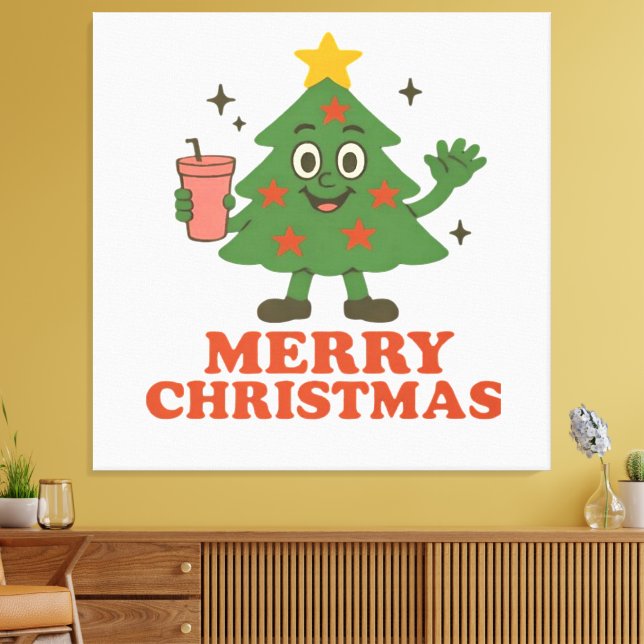 God Jul  Canvastryck (Insitu (Vardagsrum))