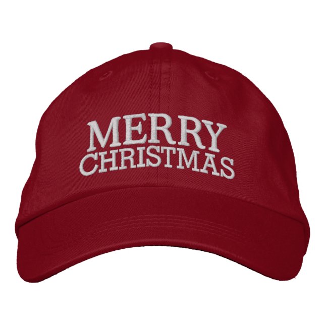 God jul Cap av SRF Broderad Keps (Framsida)