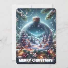 God jul Card Bauble Julkort
