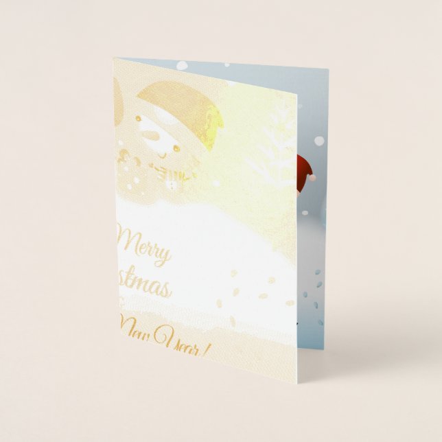 God jul Card Dekorativ kudde Folierat Kort (Framsida)
