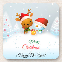 God jul Card Dekorativ kudde Underlägg