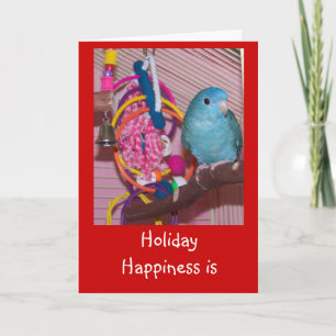 God jul card, glad helg Linnie Parake