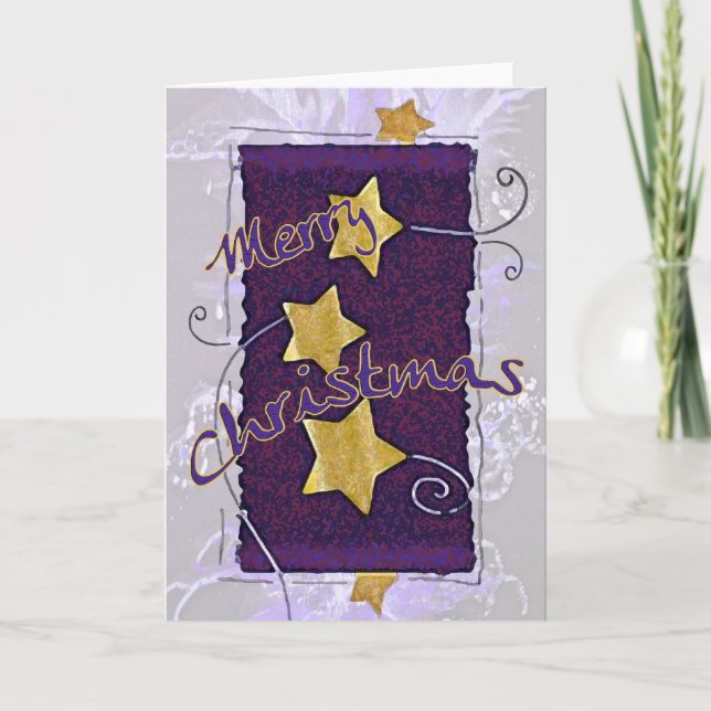 God jul Card + grym bakgrund Helgkort (Framsida)