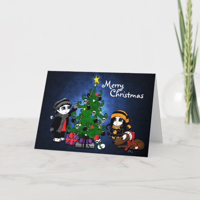 "God jul Card Helgkort (Framsida)