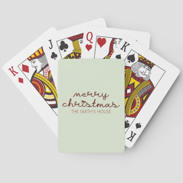 God jul casinokort (Baksidan)