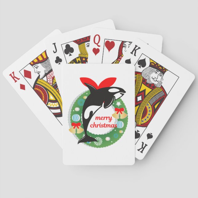 god jul casinokort (Baksidan)