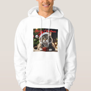 God jul Cat Hoodie