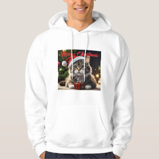 God jul Cat Hoodie