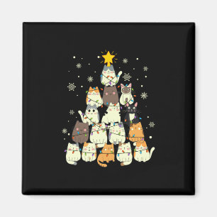 god jul Cat Julgran Magnet
