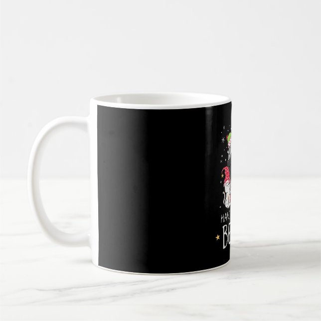 God Jul Cat Lover Julgran Kawaii Cat Best Kaffemugg (Vänster)