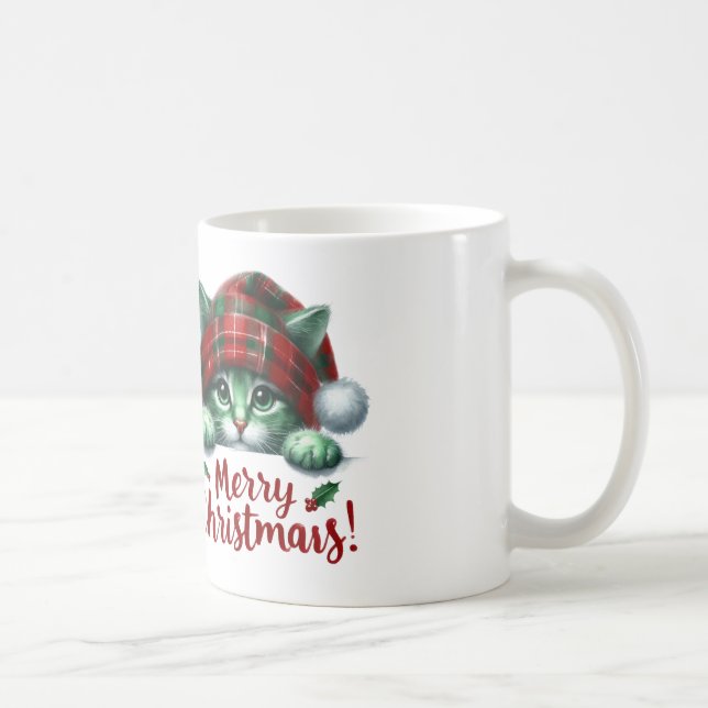 God jul Cat Mugg (Höger)
