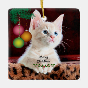 God jul Cat Ornament