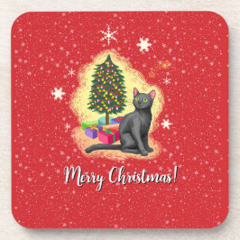 God jul Cat Underlägg