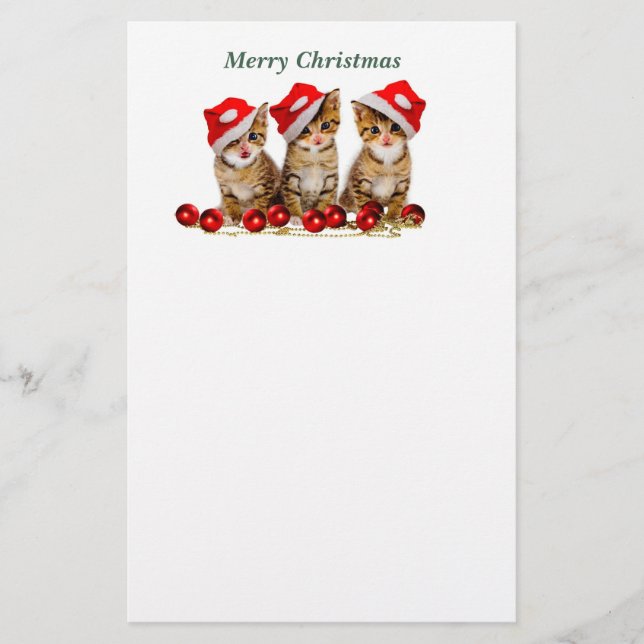 God jul Cats Brevpapper (Framsida)