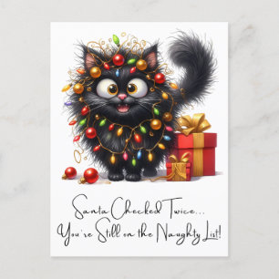 God jul Cats-citattecken för vänner Helg Vykort