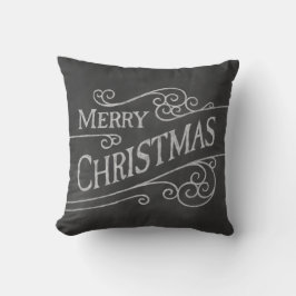 God jul Chalkboard Helgdag Cushion Kudde