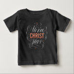 God jul Chalkboard Marquee Christian Tröja<br><div class="desc">Ljusa upp namn i ljus och få folk att komma ihåg varför vi säger "God jul". Den här designen innehåller några varianter och du kanske vill checka ut dem alla för att se exakt vilken riktning du vill ta. Ivan Angeliles professionell står i svart för vit bakgrund, vit för den...</div>