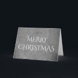 God jul Chalkboard Typography Black White Helgkort<br><div class="desc">God jul Chalkboard Blackboard Elegant Handwrite Typography Grått Black White Julhelg Gips</div>