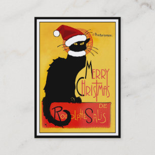 God jul - Chatta Noir Visitkort
