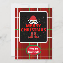God jul Check Plaid x-mas Party Event