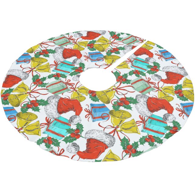 God Jul Cheer Collection Julgransmatta Borstad Polyester (Vinklad)