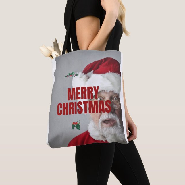 God jul Cheer Tote Tygkasse (Närbild)