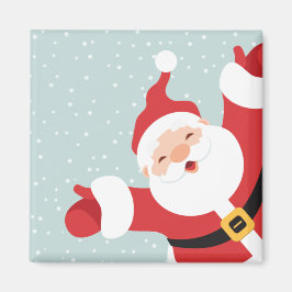 God jul Cheerful Santa | Magnet