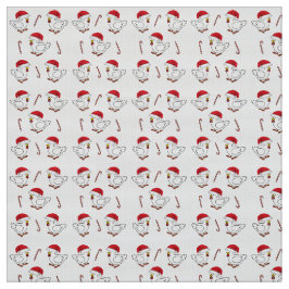 God jul Chicks med Santa Hats Tyg