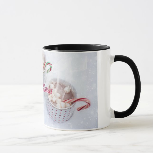 God jul - Choklad på snö Mugg (Höger)