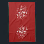God jul Christian Chalkboard Calligraphy Kökshandduk<br><div class="desc">Vi säger "God jul mycket ofta under säsongen, men ibland glömmer vi ofta var hälsning faktiskt har sitt ursprung. Här är en underbart elegant biet av anpassningsbarnas hand som till ge skrev ett milt nam tillbaka in i Jesus riktning. Art efter professionell calligrapher Ivan Angelic. Biet i texten finns i...</div>