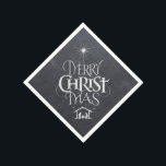God jul Christian Chalkboard Calligraphy Pappersservett<br><div class="desc">God jul Religiösa Chalkboard Calligraphy, vi säger " God jul hela tiden, men glömmer ofta ursprung i ord. Den här konsten har en originalskrift som i sin unika utformning berättar om julstämningen, helt enkelt och elegant i det moderata kritutseendet. Visa din CHRISTmas-anda för familj och vänner när de komar över...</div>